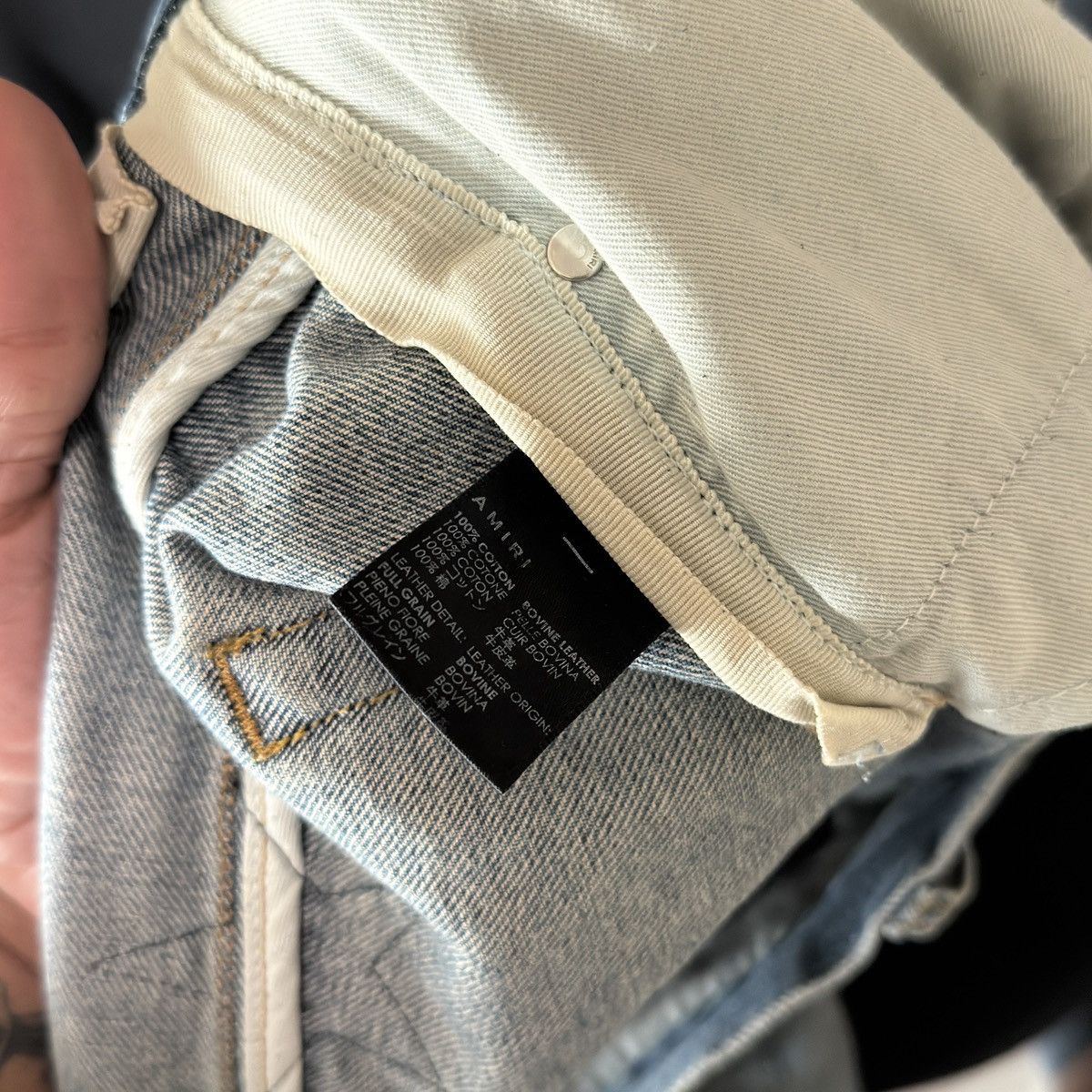 Amiri amiri flooded star patch jeans Size US 38 / EU 54 - 10 Thumbnail
