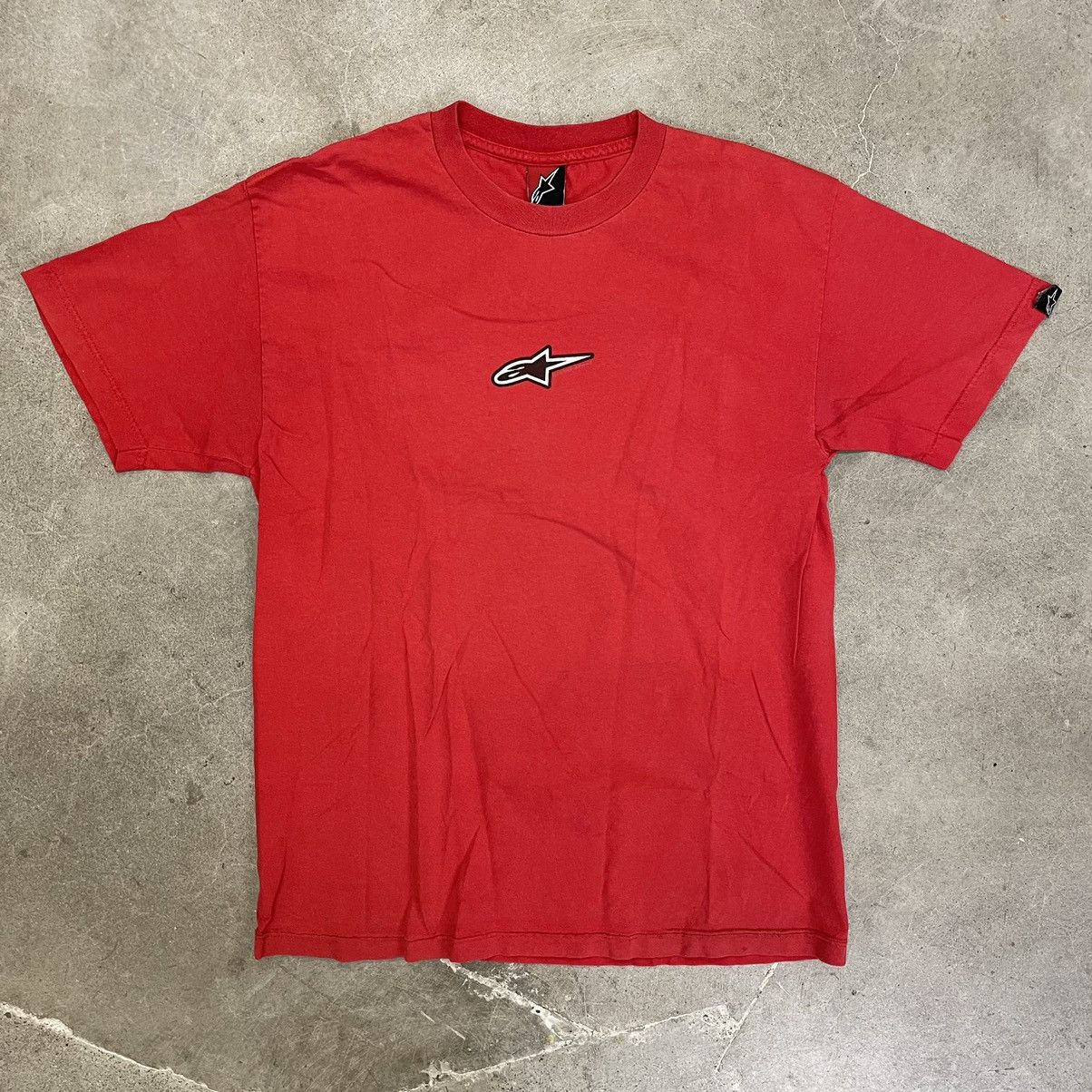 Vintage AlpineStars vintage logo tee front/back y2k 90s skate rare ...