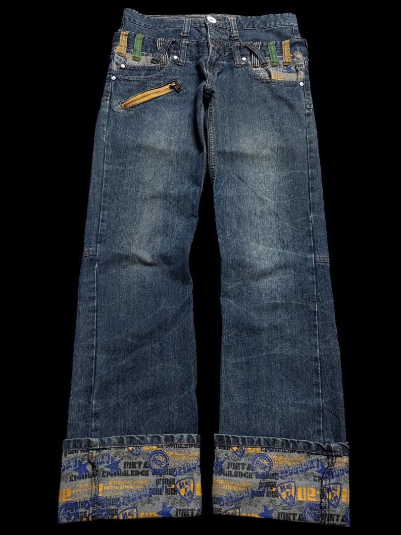 Seditionaries Vintage DoubleFocus Double Waist Zipper Style Mudwash Rare Size US 31 - 3 Thumbnail