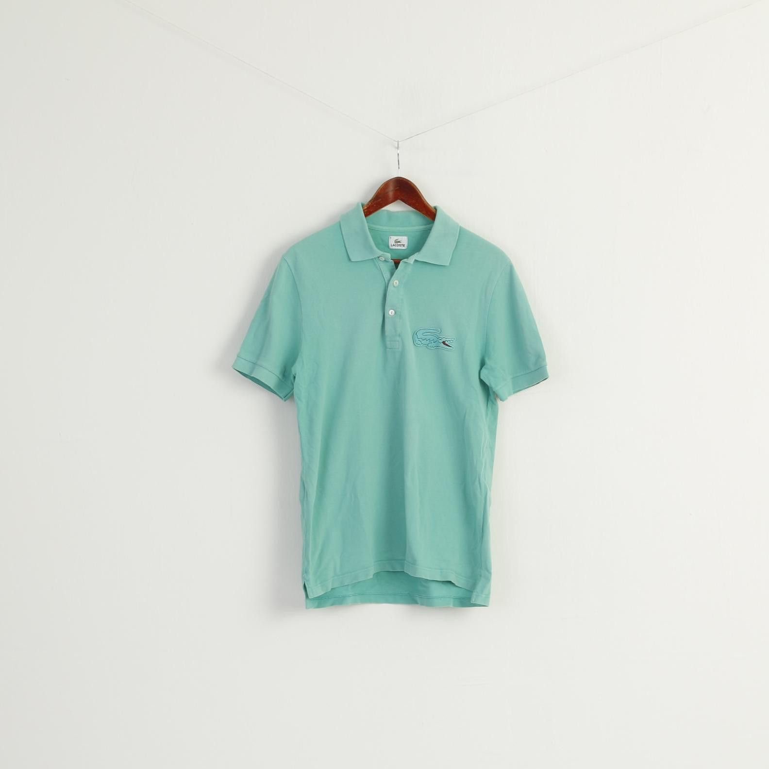 Lacoste Lacoste Men 4 L Polo Shirt Blue 100% Cotton 9010 Size US L / EU 52-54 / 3 - 2 Thumbnail