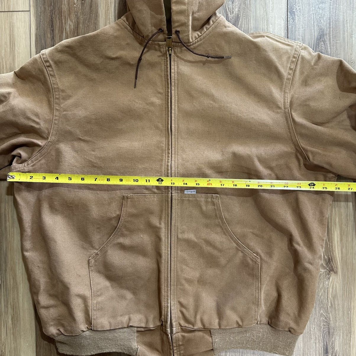 Carhartt Vintage 90s Carhartt JR116 Made in USA Thermal Hooded Jacket Size US XL / EU 56 / 4 - 7 Thumbnail