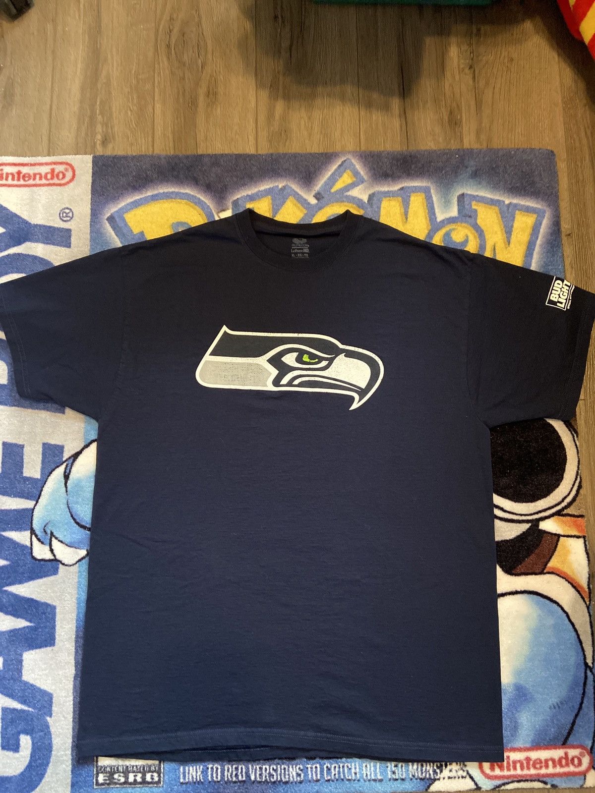 NFL × Vintage Seattle Seahawks x Bud Light T-Shirt Size US XL / EU 56 / 4 - 1 Thumbnail