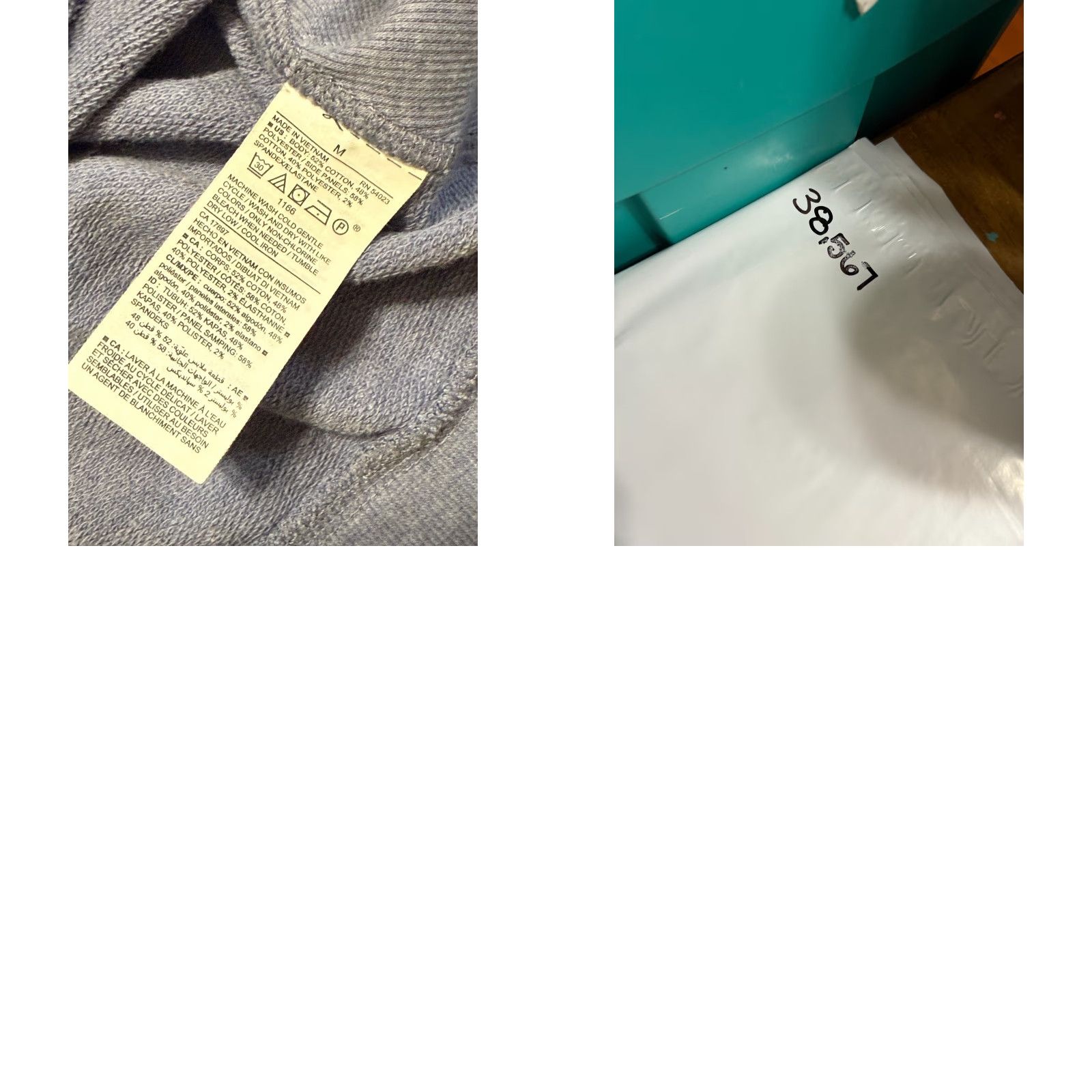 Old Navy Old Navy Active Hoodie Women's Medium Blue Pullover Sweatshirt Size M / US 6-8 / IT 42-44 - 8 Thumbnail