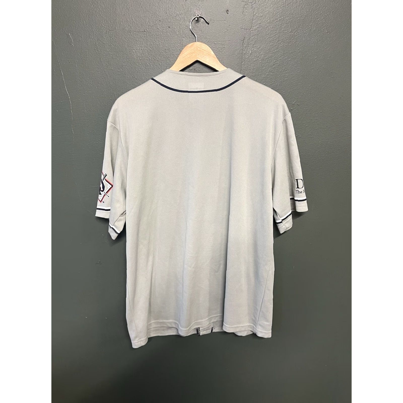 Vintage Reno Aces Mens Gray Short Sleeve Button Up Jersey Giveaway XL Size Gray Shirt Mens Size US XL / EU 56 / 4 - 2 Thumbnail