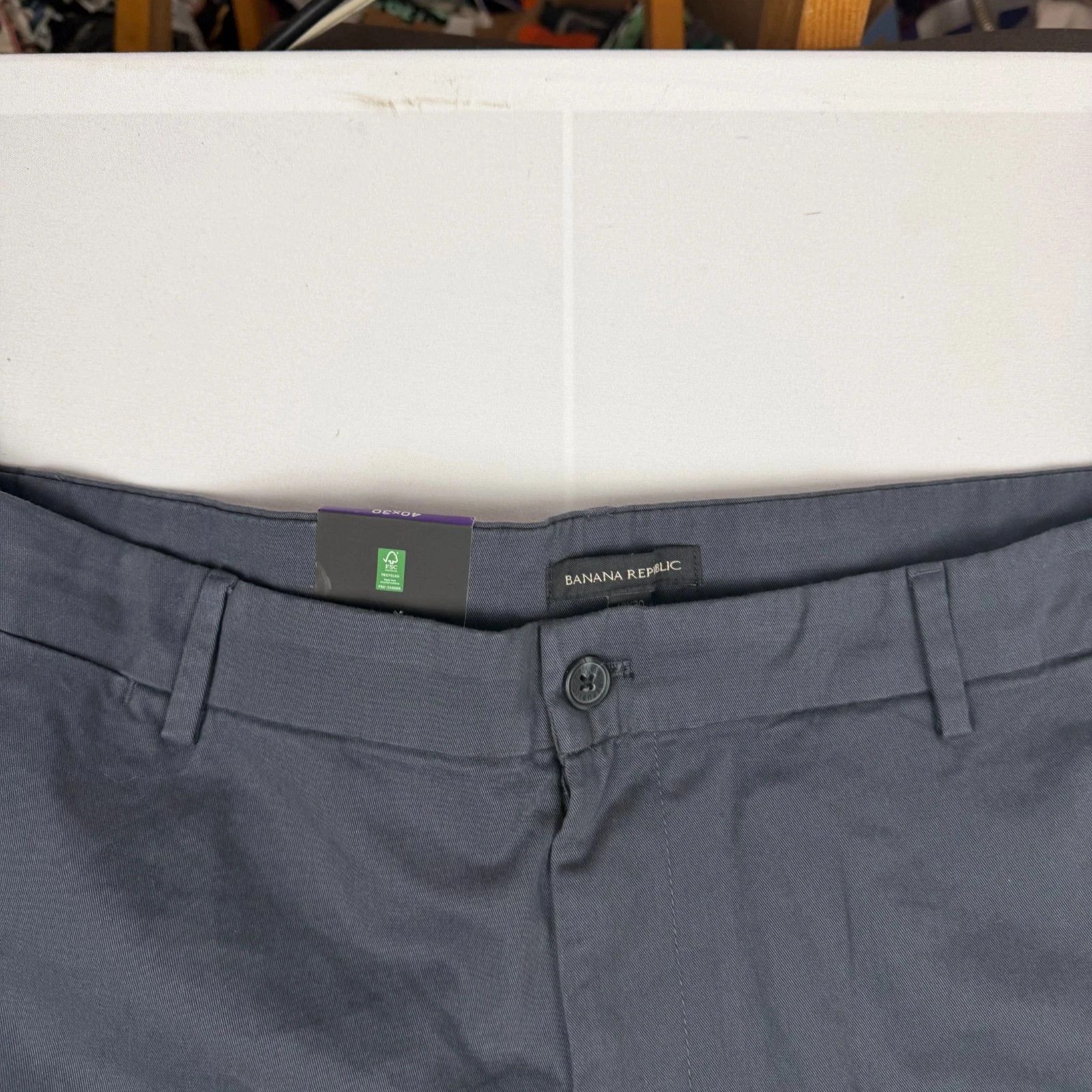 Banana Republic New Banana Republic Men’s Chino Pants Gray Size 40X30 NWT 2% Size US 40 / EU 56 - 7 Thumbnail