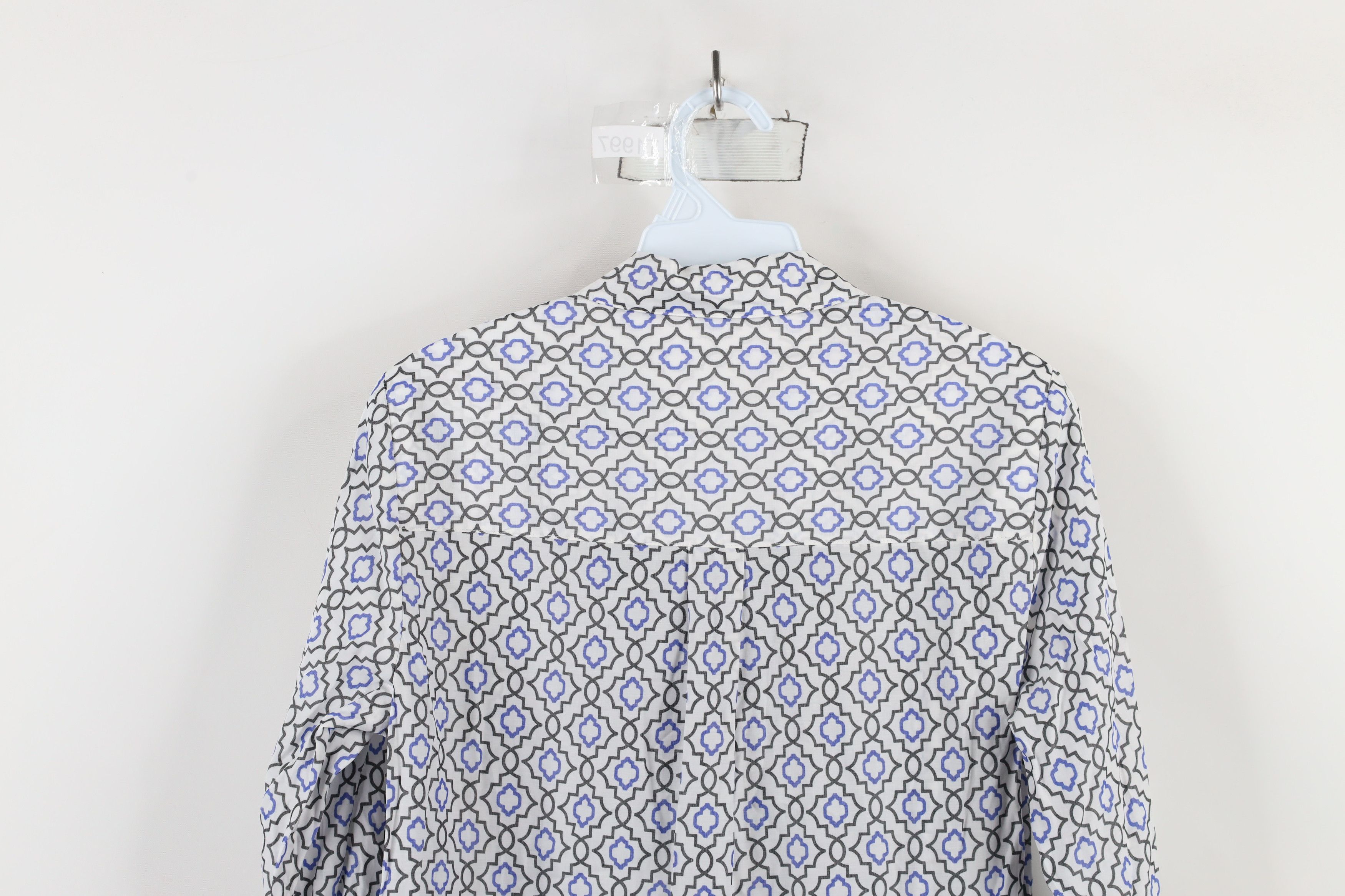 Express × Vintage New Express The City Long Sleeve Collared Button Shirt Size XS / US 0-2 / IT 36-38 - 10 Thumbnail
