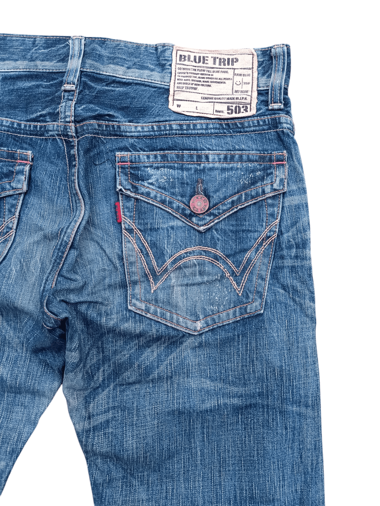Edwin Flare Vintage Edwin 503 Edwin Blue Trip Size US 34 / EU 50 - 21 Thumbnail