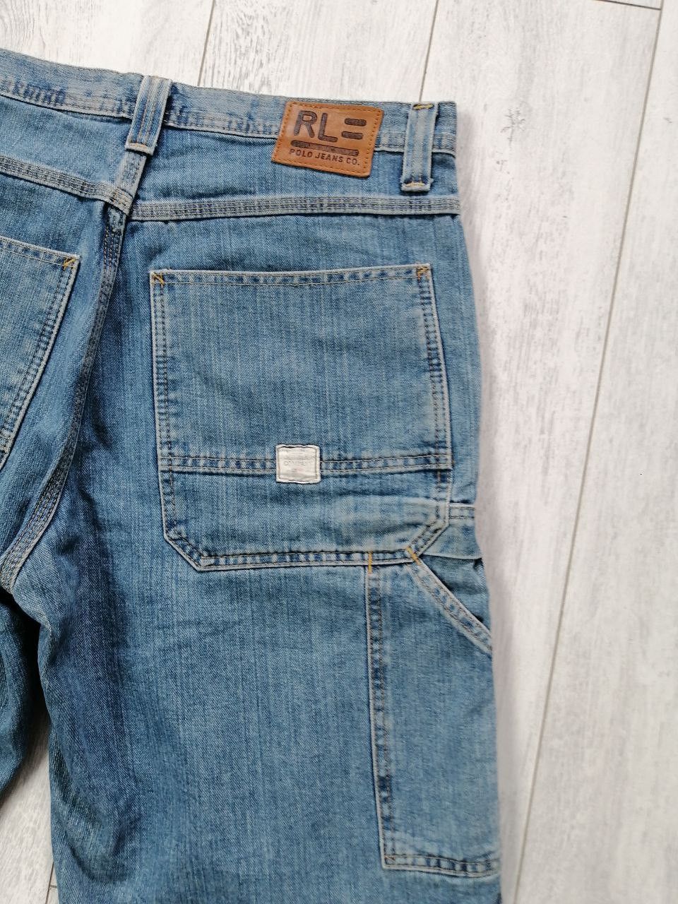 Polo Ralph Lauren × Vintage Vintage Polo Jeans Co. Ralph Lauren Carpenter Shorts baggy Size US 33 - 4 Thumbnail