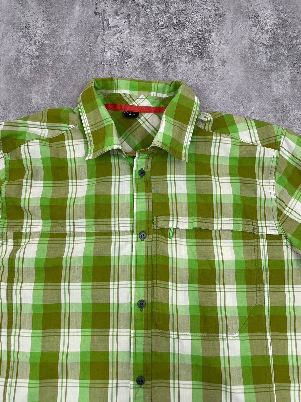 SALEWA Salewa Men Plaid Short Sleeve Shirt Green Size XL Size US XL / EU 56 / 4 - 2 Thumbnail