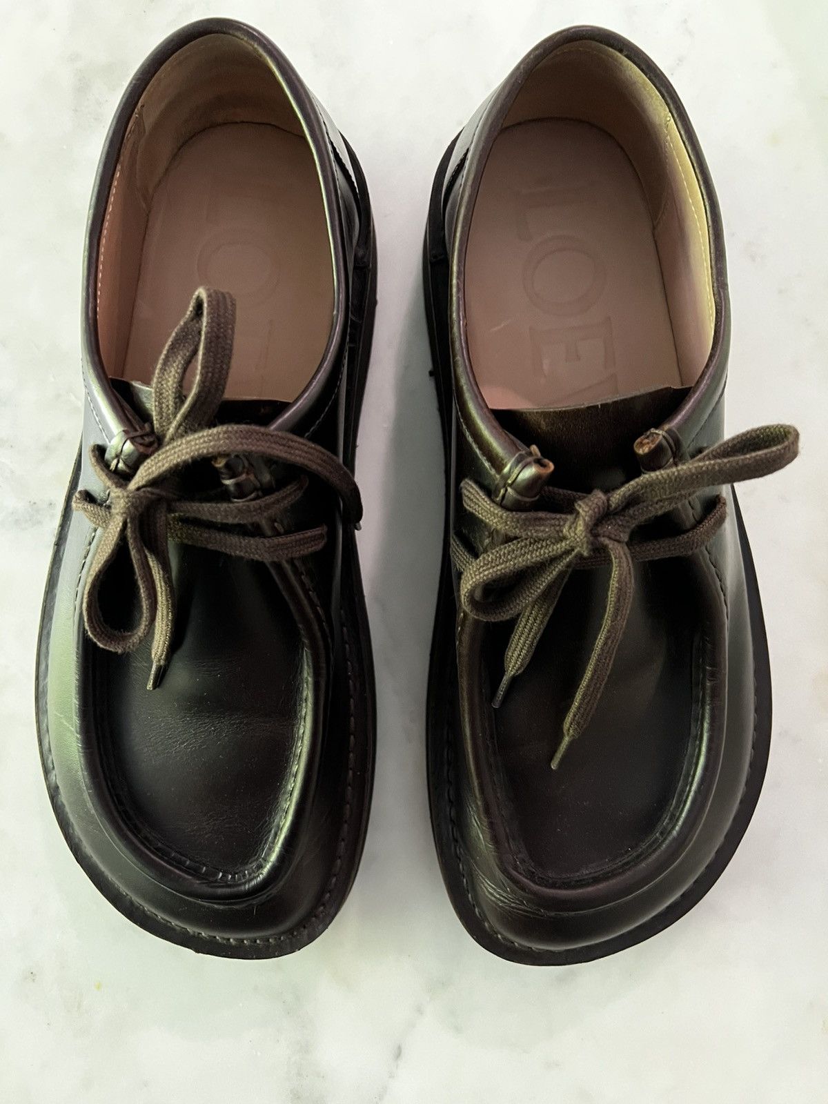 Loewe $1400 Loewe Campo Derby Shoes Size US 11 / EU 44 - 1 Thumbnail