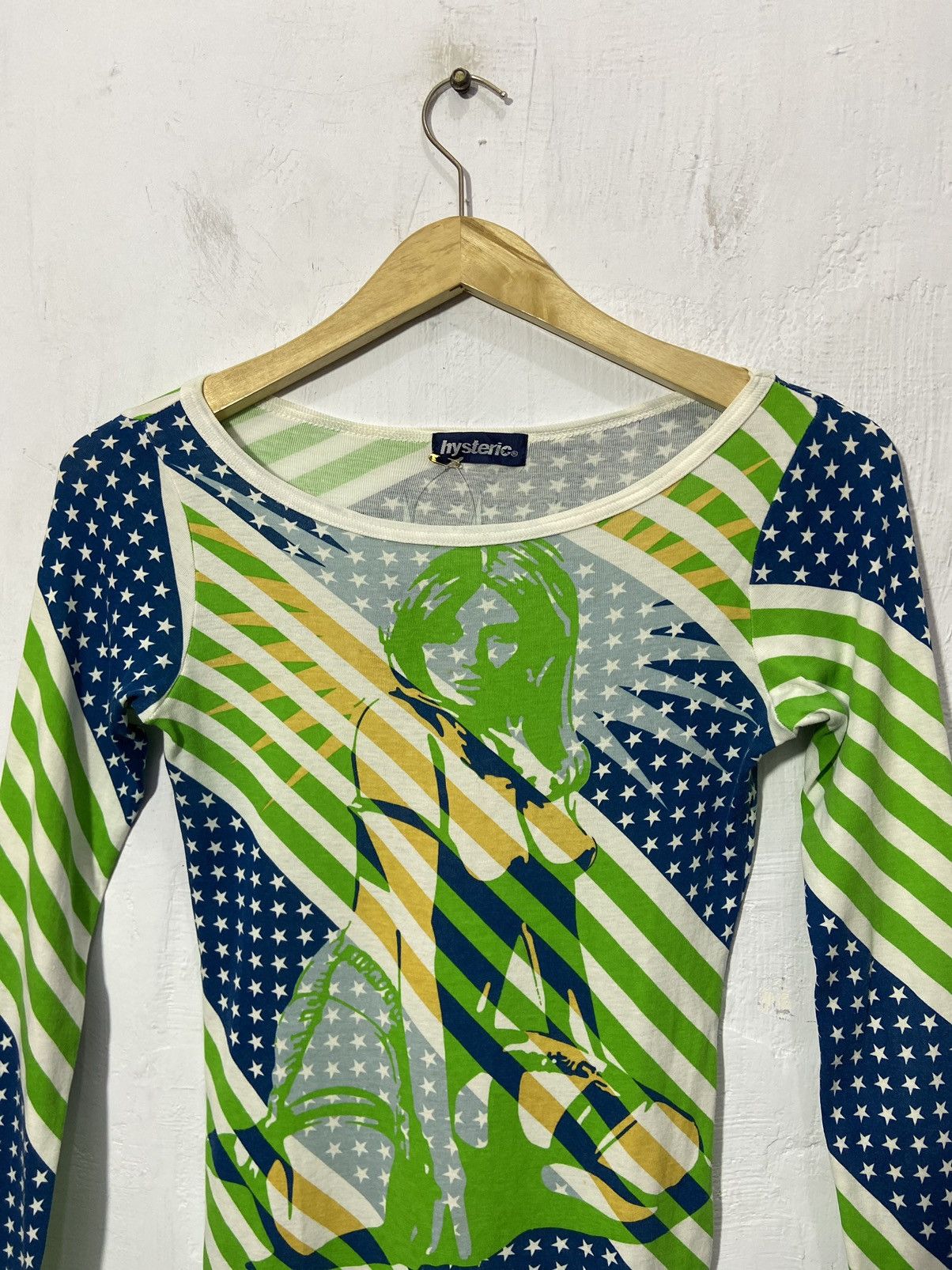 Hysteric Glamour Hysteric 69 Hoochie Coochie Woman LongSleeve Stretch Tshirt Size XS / US 0-2 / IT 36-38 - 2 Thumbnail