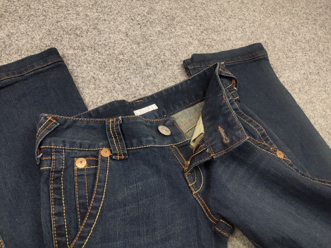 True Religion True Religion by Public Vintage Flared Y2K Style W Jeans Size 29" - 10 Thumbnail