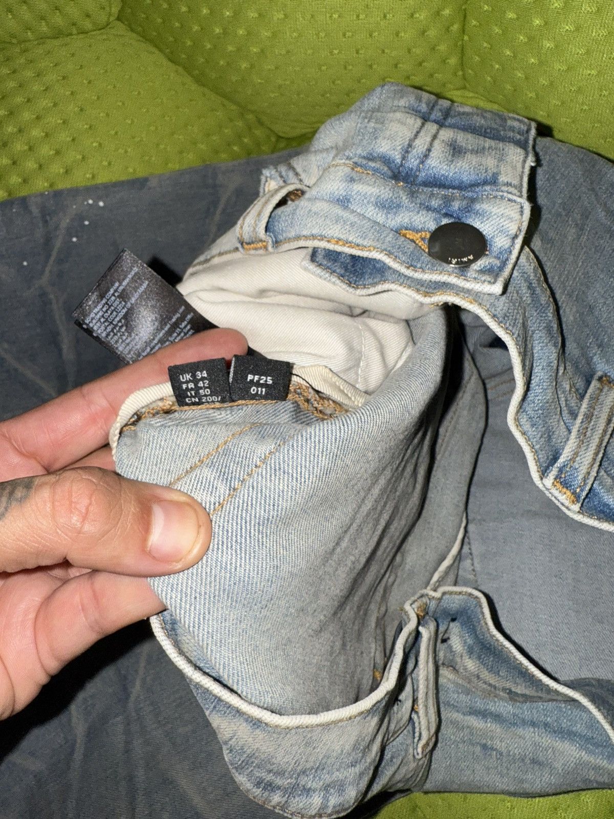 Amiri Amiri cement thrasher jeans Size US 34 / EU 50 - 16 Thumbnail