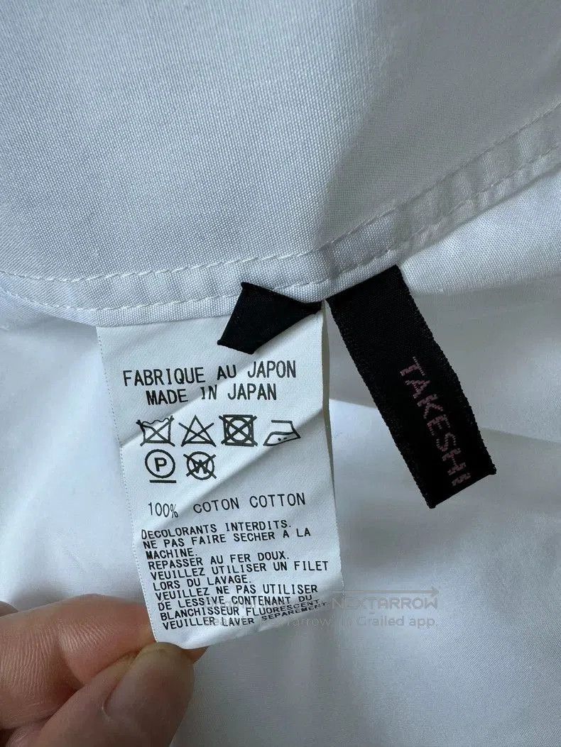 Y's Y'S Yohji Yamamoto White Collarless Shirt Size US M / EU 48-50 / 2 - 5 Thumbnail