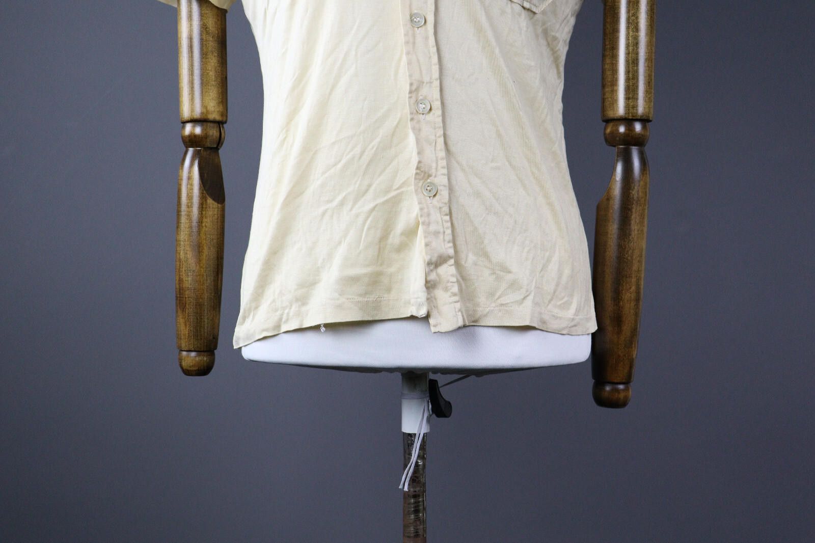 Ermenegildo Zegna Vintage Men Zegna Classic Ivory Summer Shirt Size 48 Size US M / EU 48-50 / 2 - 3 Thumbnail