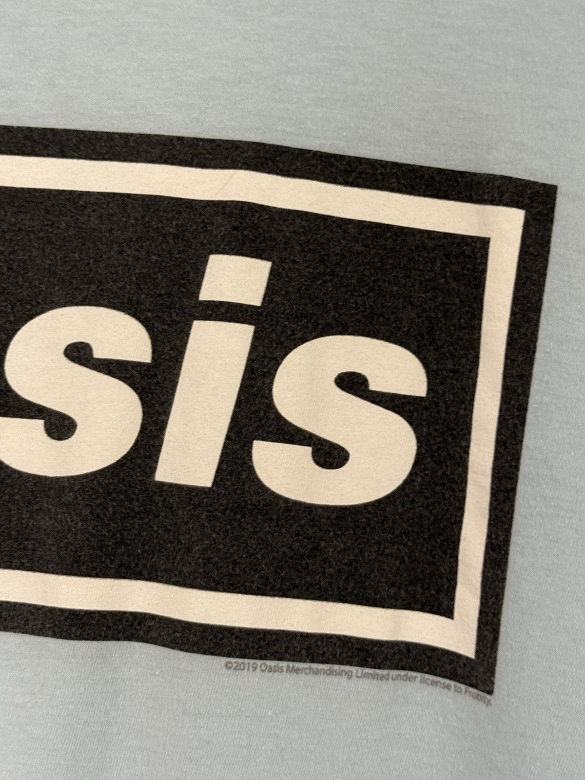 Vintage Oasis Blue Classic Logo Band Merch Tee XL Size US XL / EU 56 / 4 - 3 Thumbnail