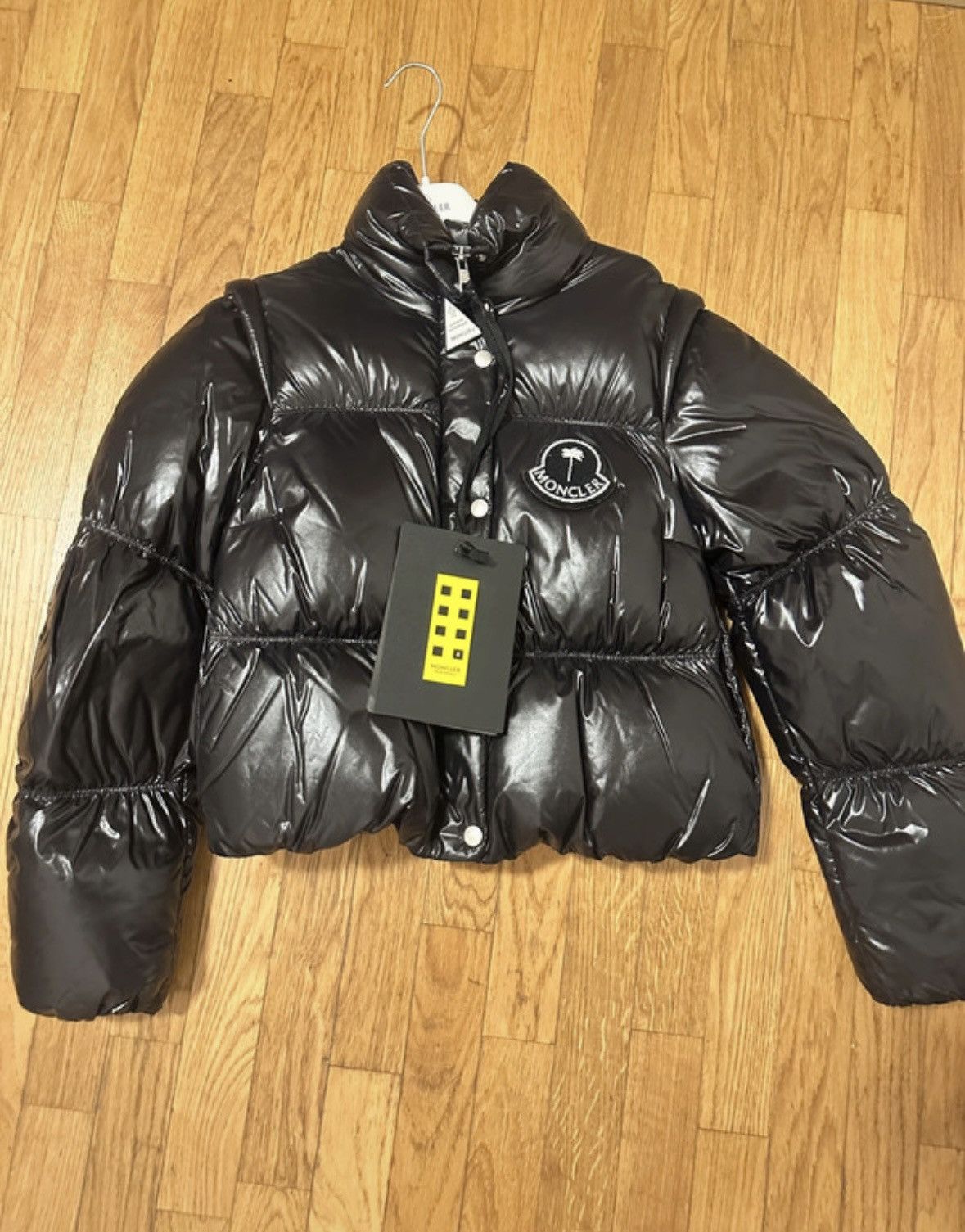 Moncler × Palm Angels Moncler x Palm Angels Noella Down Jacket Size XS / US 0-2 / IT 36-38 - 1 Thumbnail