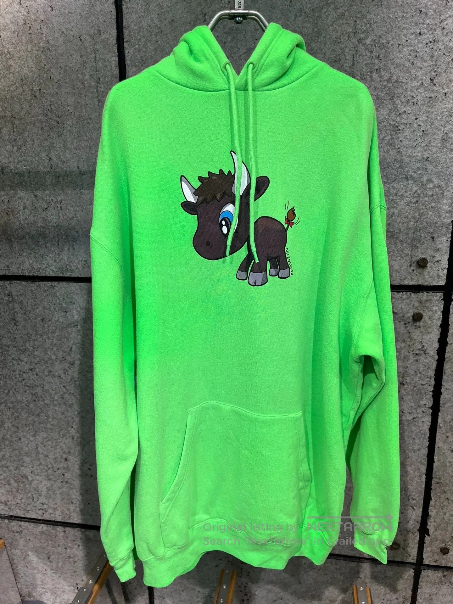 Balenciaga Balenciaga Green Bull Graphic Hoodie XS. Size US XS / EU 42 / 0 - 1 Thumbnail