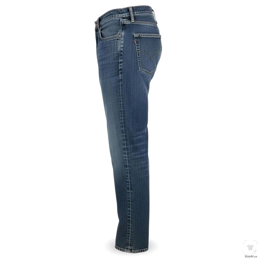 Levi's Levi's Jeans S40175 Slim Tapered 36x34 Blue Medium Wash Denim Zip Fly Mens Size US 36 / EU 52 - 3 Thumbnail