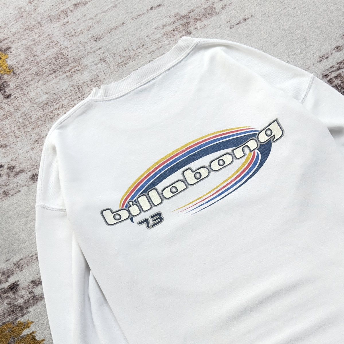 Billabong VINTAGE BILLABONG BIG BACKHIT LOGO DISTRESSED SWEATSHIRT Size US M / EU 48-50 / 2 - 2 Thumbnail