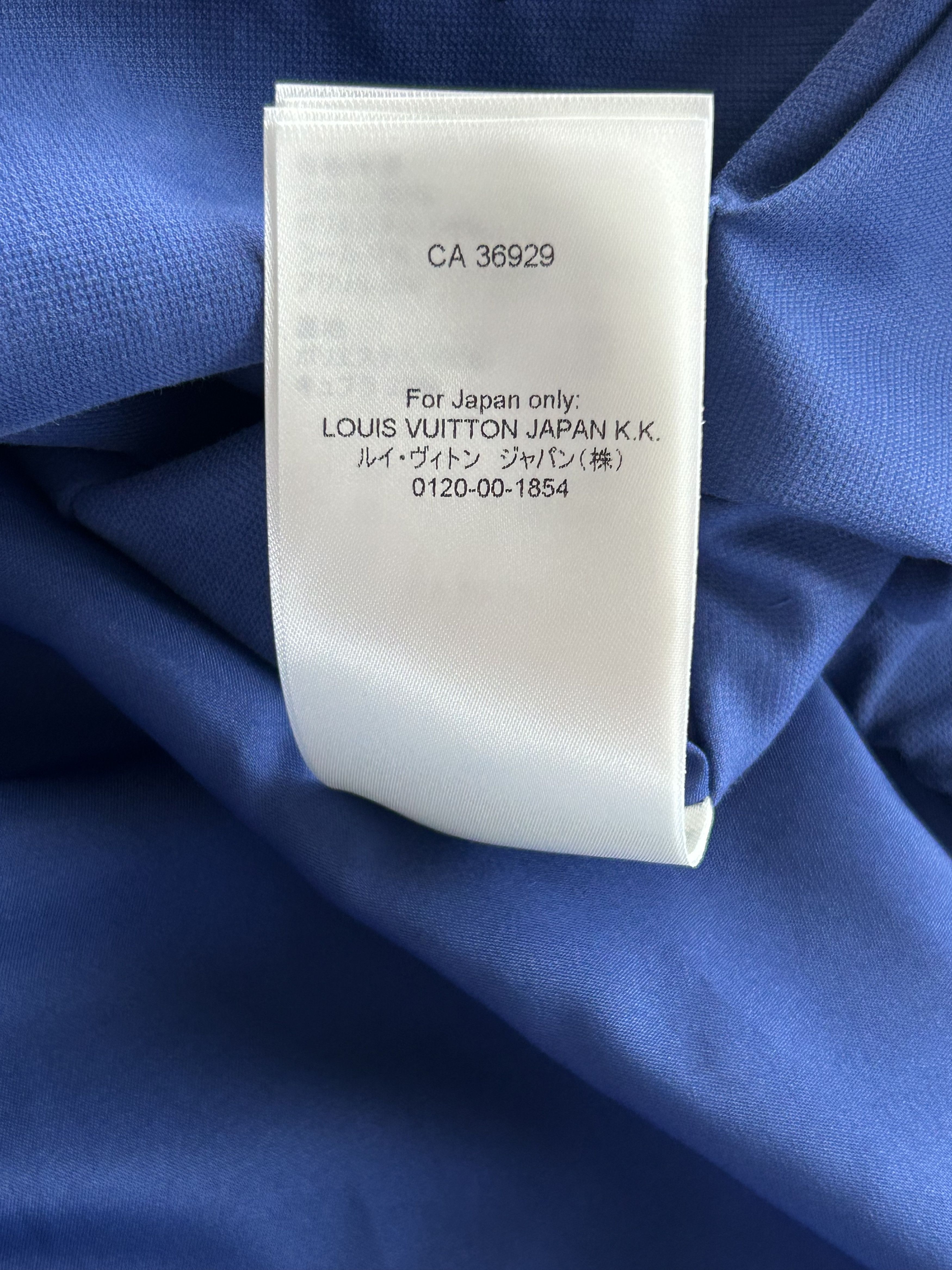 Louis Vuitton Louis Vuitton Yayoi Kusama Blue & Multicolor Faces Jacket Size US XXL / EU 58 / 5 - 8 Thumbnail