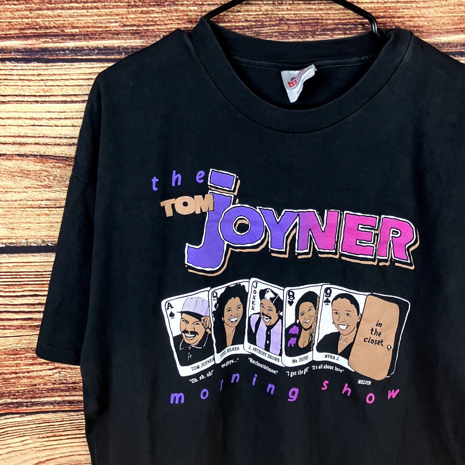 Hanes × Vintage Vintage 1990s The Tom Joyner Morning Show Comedy T-shirt Size US XL / EU 56 / 4 - 3 Thumbnail