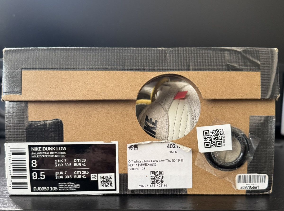 Nike × Off-White Off-White x Nike Dunk Low “The 50” Lot 37 of 50 Size US 8 / EU 41 - 9 Thumbnail