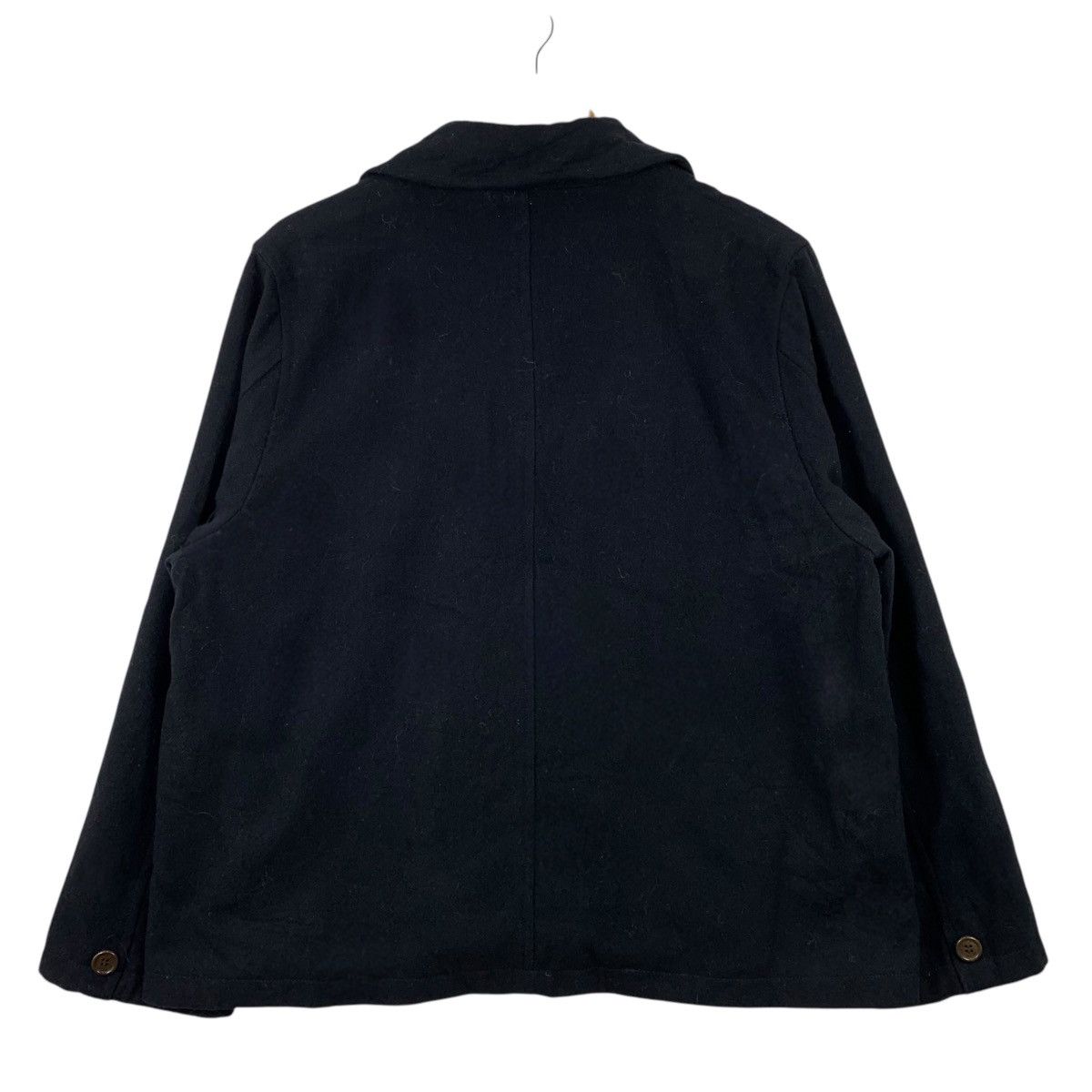 Japanese Brand × Vintage × Yohji Yamamoto Vintage INED YOHJI YAMAMOTO Japanese Brand Wool Blazer Coat Size L / US 10 / IT 46 - 2 Thumbnail