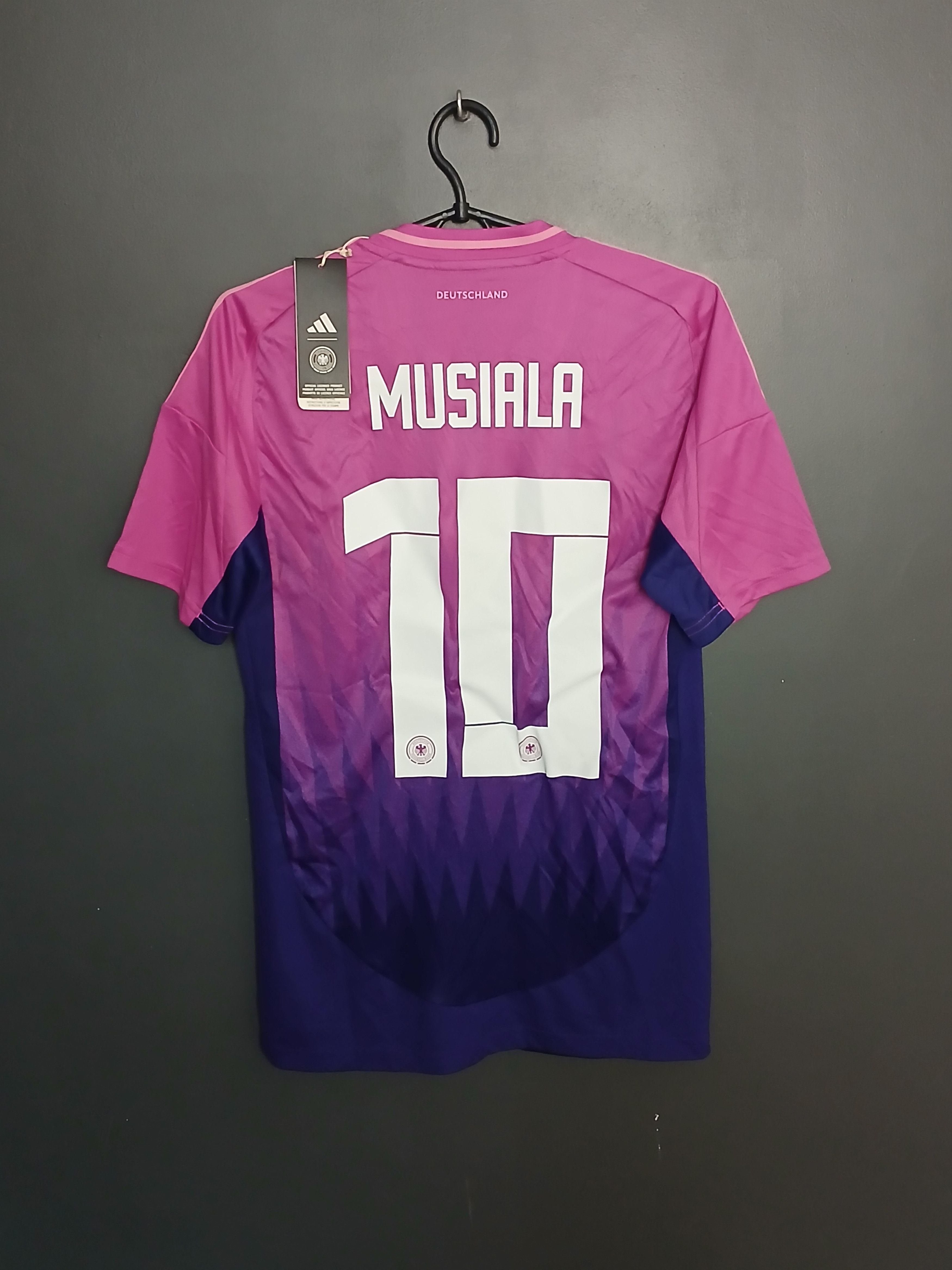 Adidas New Germany 2024 Away Musiala Football Jersey T-Shirt Size US XS / EU 42 / 0 - 1 Thumbnail