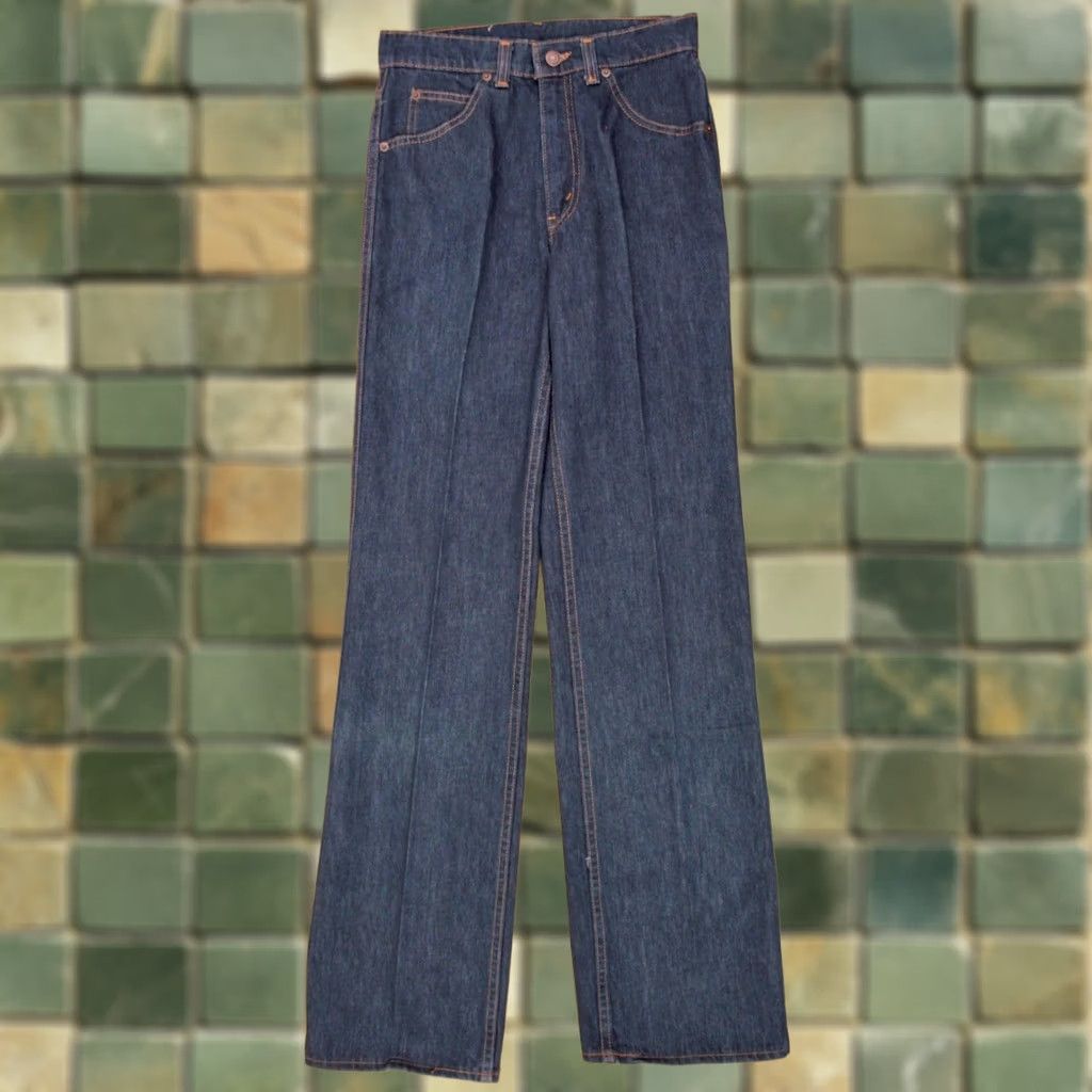 Levi's Levi's 1970s Jeans Straight Leg 28x34 Blue Mens VTG NOS Size US 28 / EU 44 - 1 Thumbnail