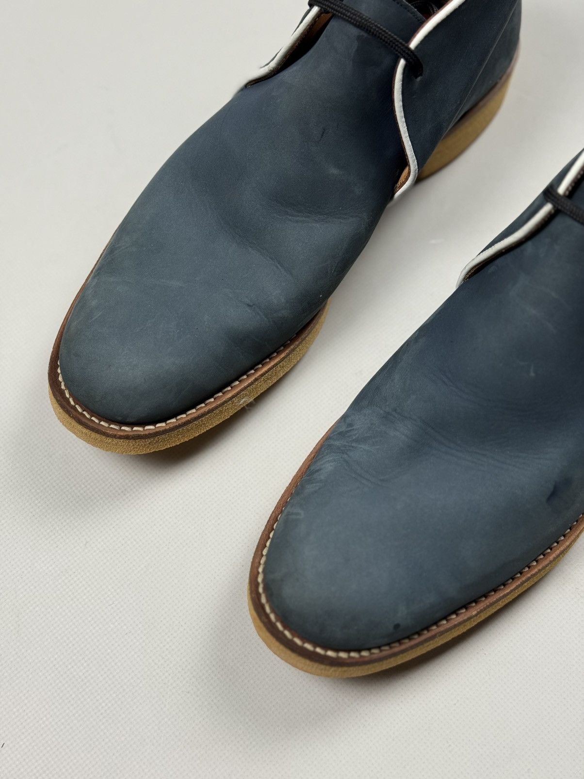 Grenson Grenson Men’s Leather Lace Up Formal Desert Boots Shoes Size US 8.5 / EU 41-42 - 15 Thumbnail