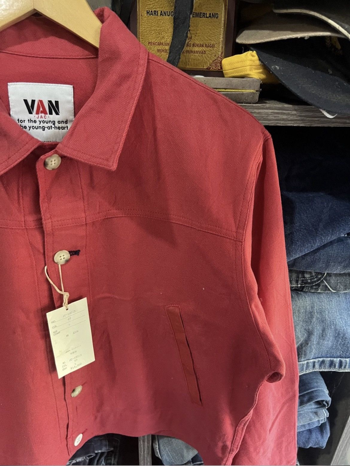 Van 🔥New Old Stock Van Button Cropped Jacket Size US M / EU 48-50 / 2 - 7 Thumbnail