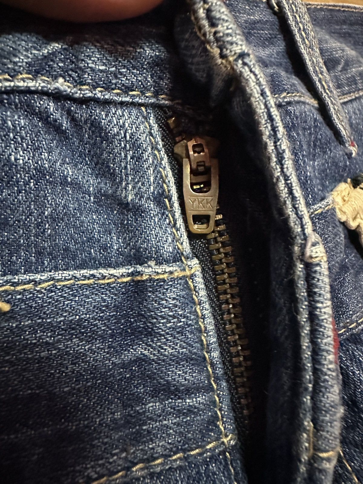 Japanese Brand × Tornado Mart Rare 🔥Double waist Leg twisted Denim Size US 32 / EU 48 - 8 Thumbnail