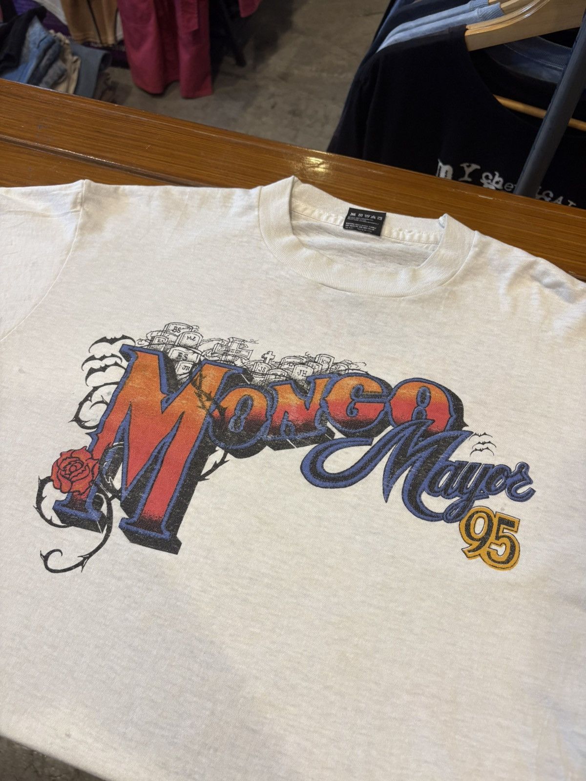 Other Vintage 1995 “Mongo Mayor” Graphic T-Shirt Size US L / EU 52-54 / 3 - 3 Thumbnail