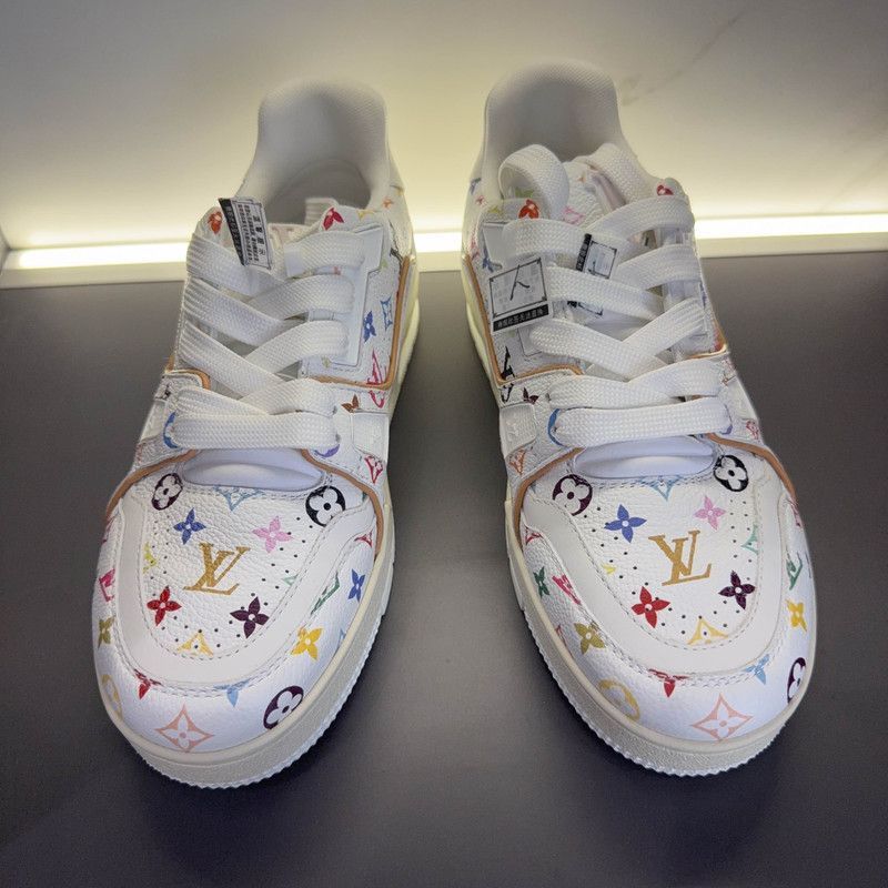 Louis Vuitton Takashi Murakami x Louis Vuitton Colorful Low-Top Trainers Size US 8 / IT 38 - 2 Thumbnail