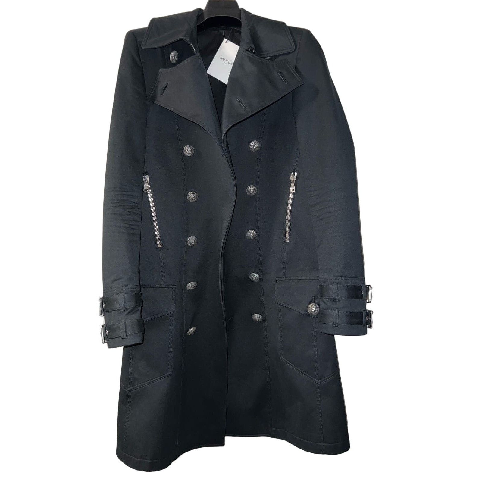 Balmain Balmain Classic Double-Breasted Coat Size US M / EU 48-50 / 2 - 1 Thumbnail