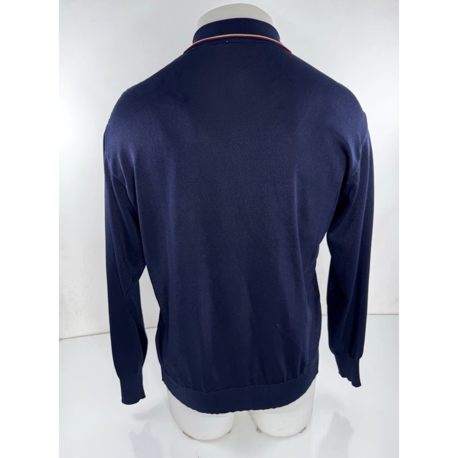 Vintage BAN LON STYLE / MADE IN ITALY - Mens M Vintage Sweater Shirt Blue Pullover Unbranded EXCELLENT S Size M Mens Size US M / EU 48-50 / 2 - 3 Thumbnail