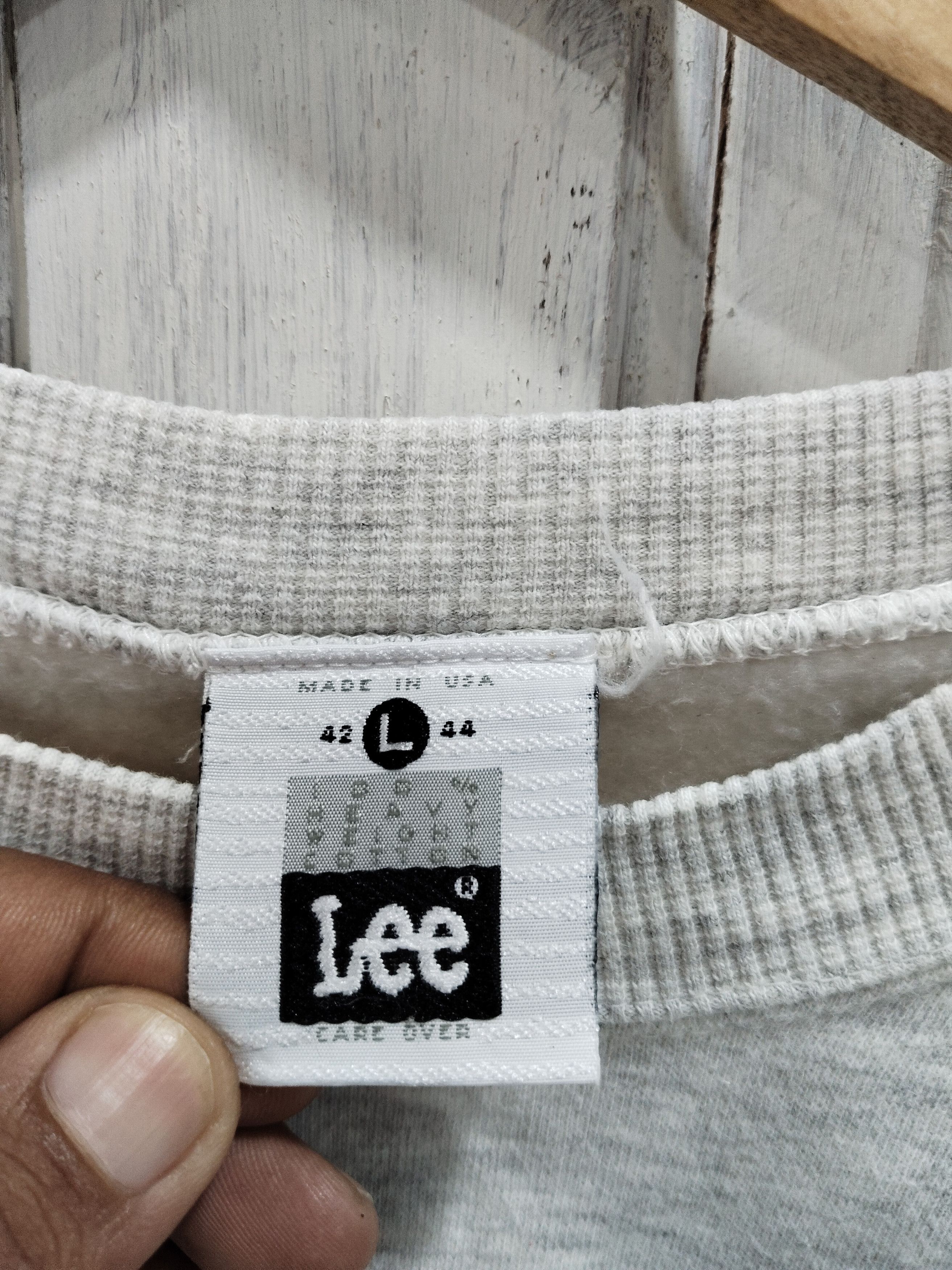 Lee Vintage 90s Lee Big Logo Sweatshirt Size US L / EU 52-54 / 3 - 4 Thumbnail