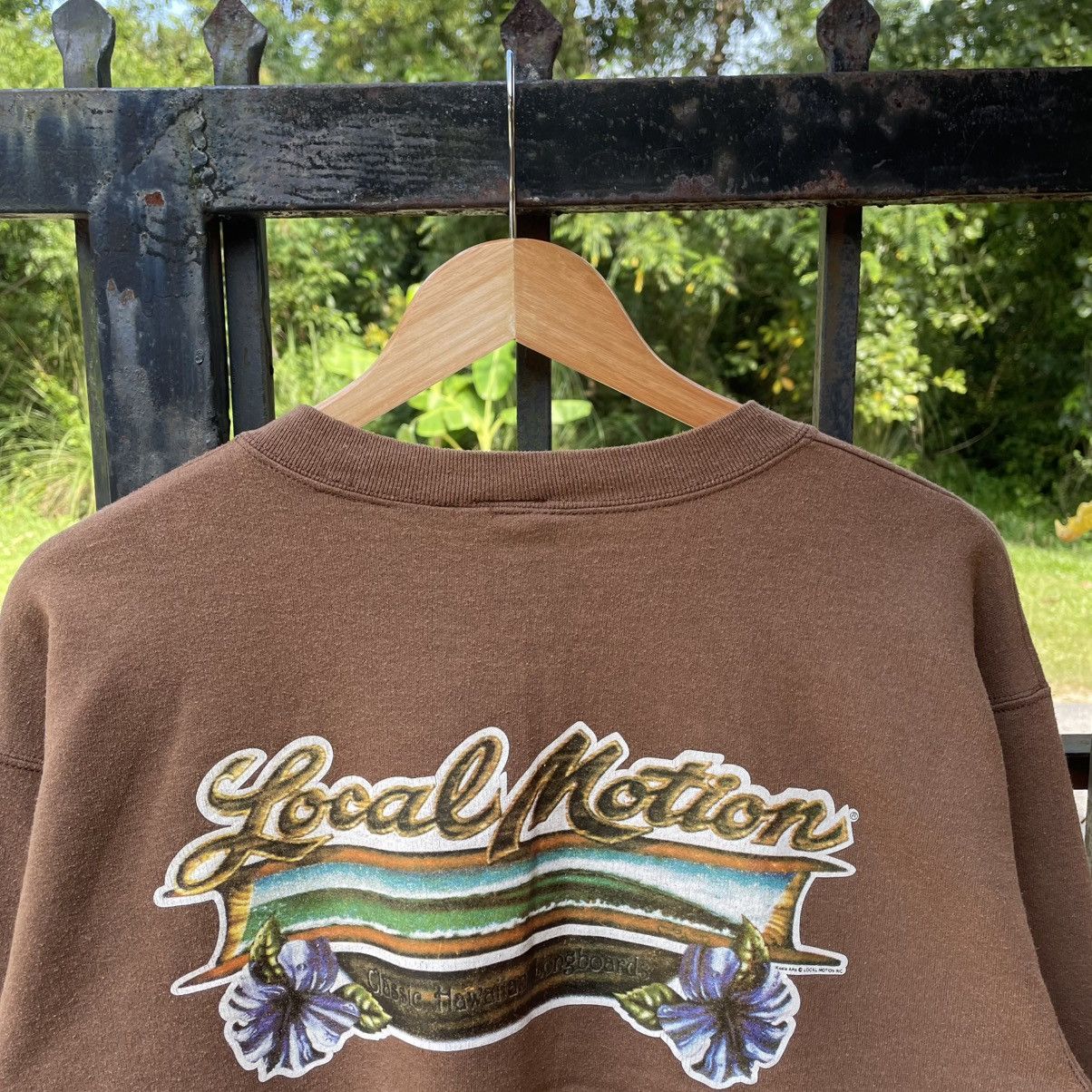 Vintage 🔥Vintage 90s Local Motion Big Logo Surf Skate Sweatshirts Size US M / EU 48-50 / 2 - 2 Thumbnail
