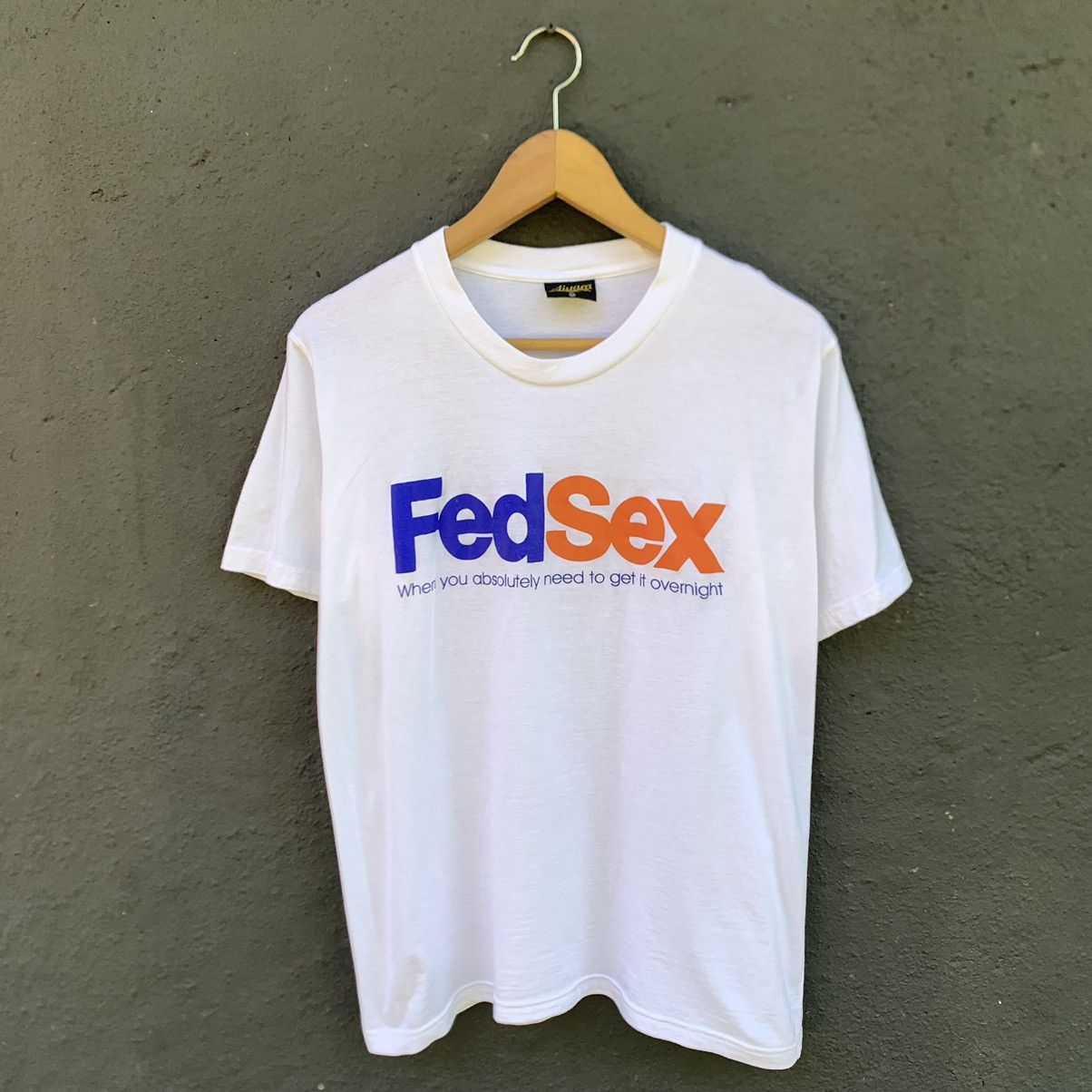 Vintage Fedsex Tee Size US M / EU 48-50 / 2 - 1 Thumbnail