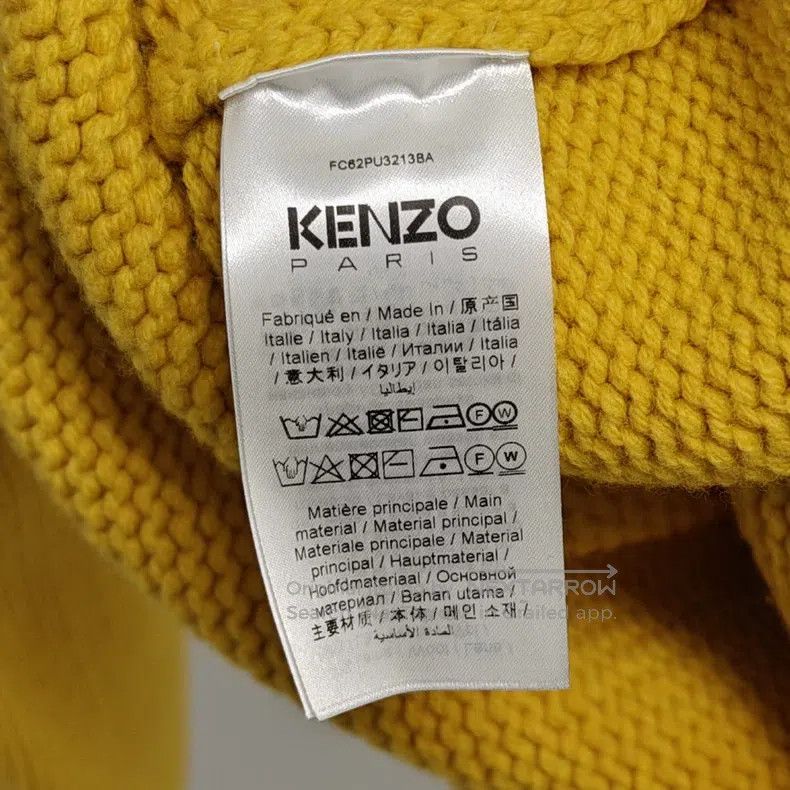 Kenzo Kenzo Yellow Knit Sweater Size M / US 6-8 / IT 42-44 - 4 Thumbnail