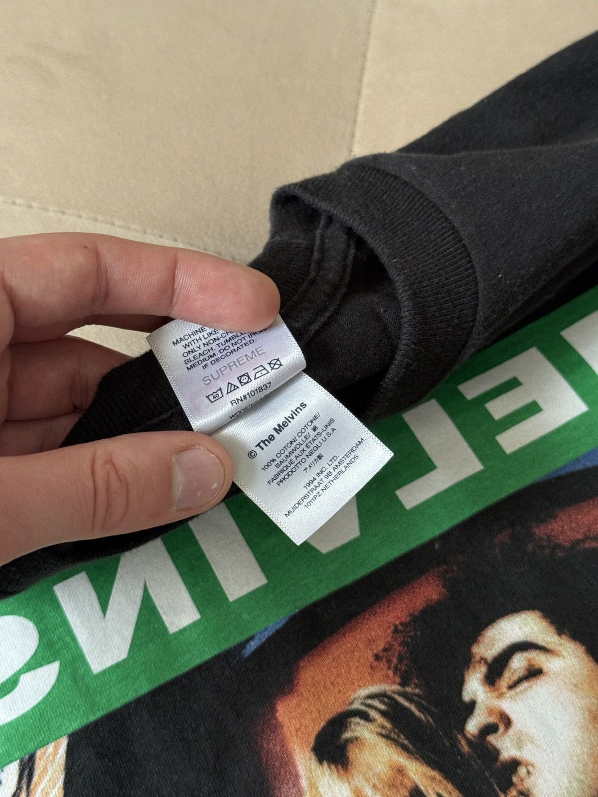 Supreme Supreme x Melvins "Bullhead" Tee Black Size US L / EU 52-54 / 3 - 6 Thumbnail