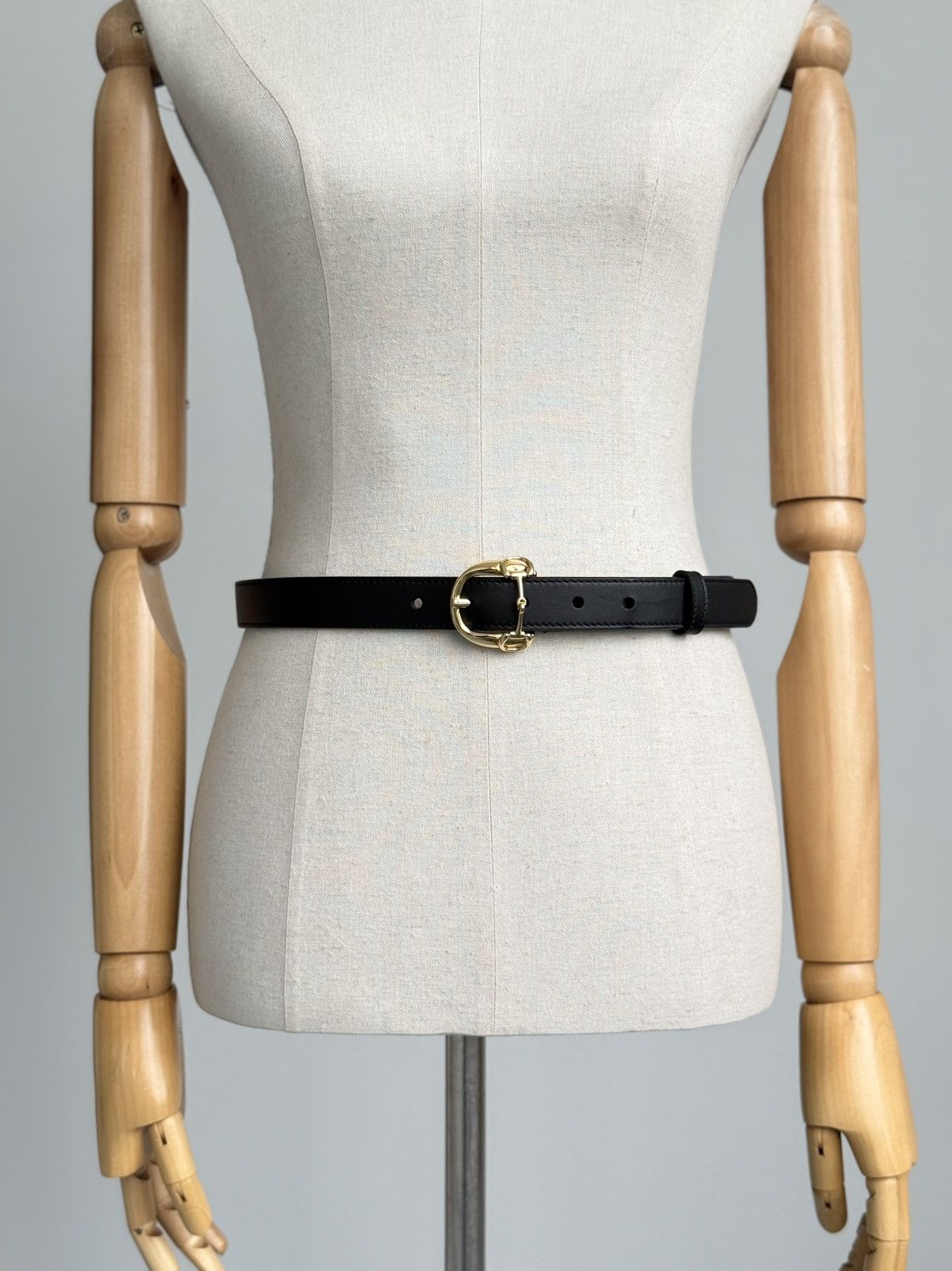 Gucci Gucci Horsebit Belt Calfskin Leather Gold Buckle Size ONE SIZE - 3 Thumbnail