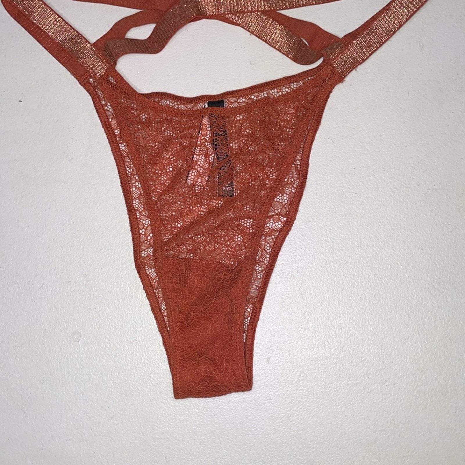 Victoria's Secret Victoria’s Secret Panties Gorgeous Rust Color VS Very Sexy Size ONE SIZE - 3 Thumbnail