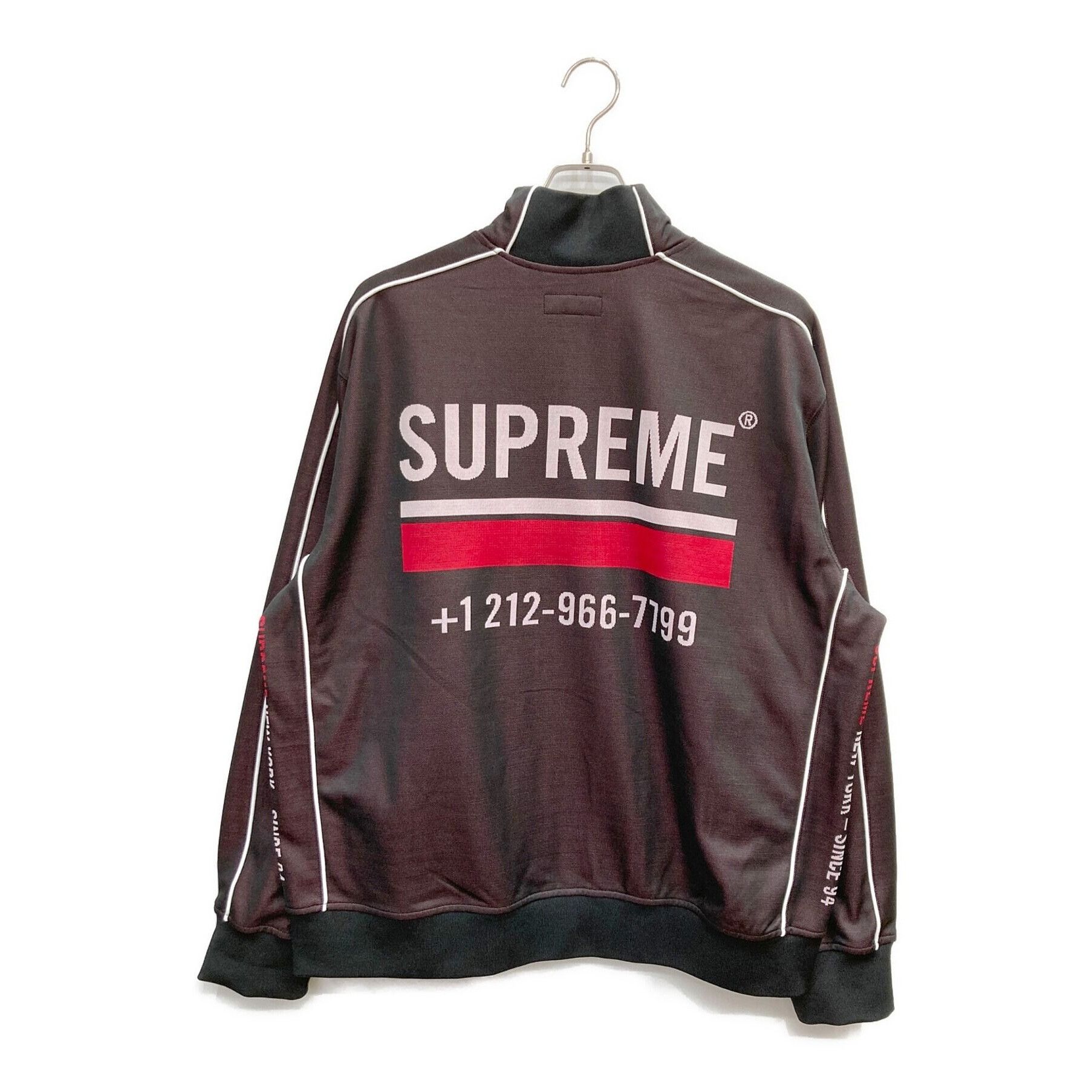 Supreme SUPREME World Famous Jacquard Track Jacket Black Size XL