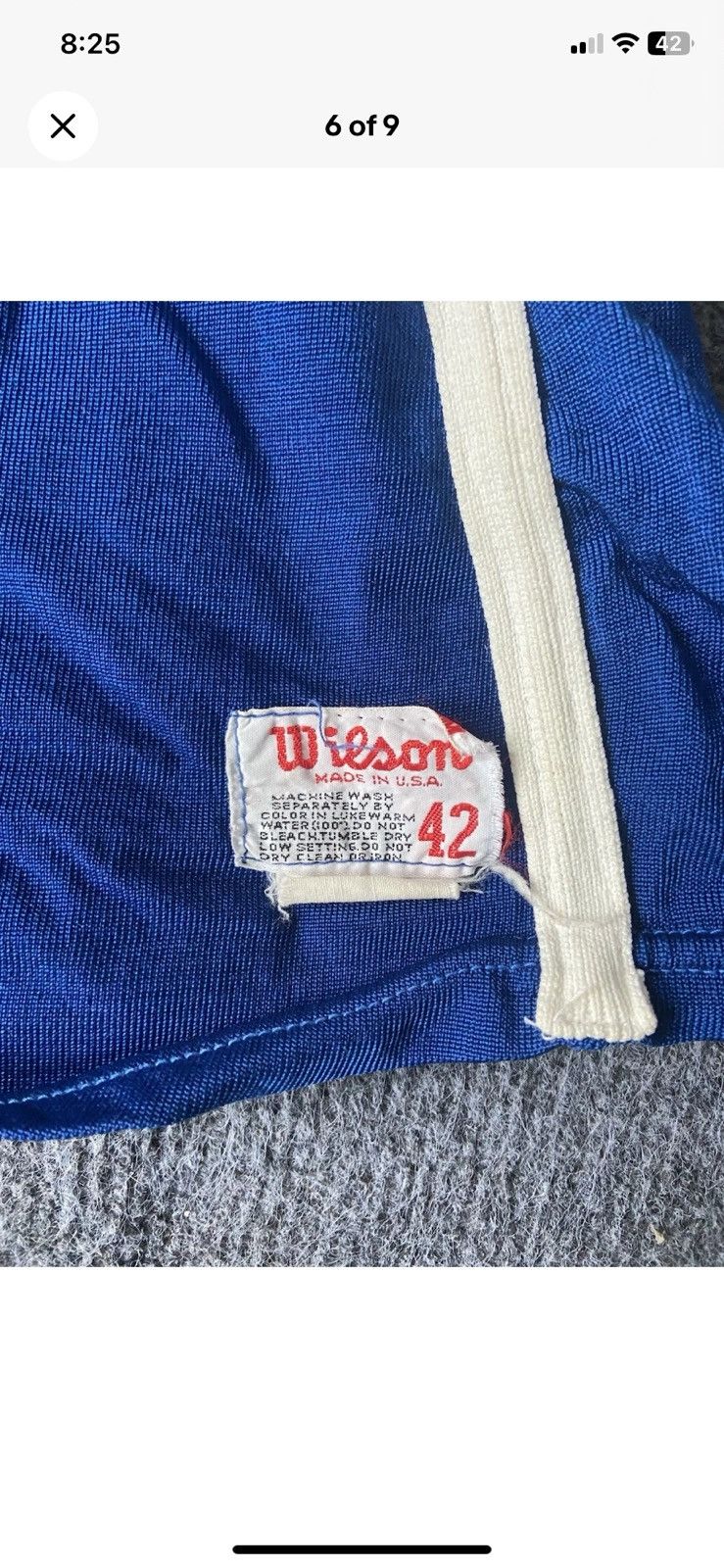 Wilson Washington Bullets Draft 1981 #32 Wilson Jersey tank top Size US L / EU 52-54 / 3 - 6 Thumbnail