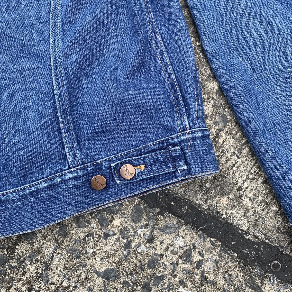 Vintage × Wrangler 80s USA Wrangler No Fault Denim Jacket Size US S / EU 44-46 / 1 - 9 Thumbnail