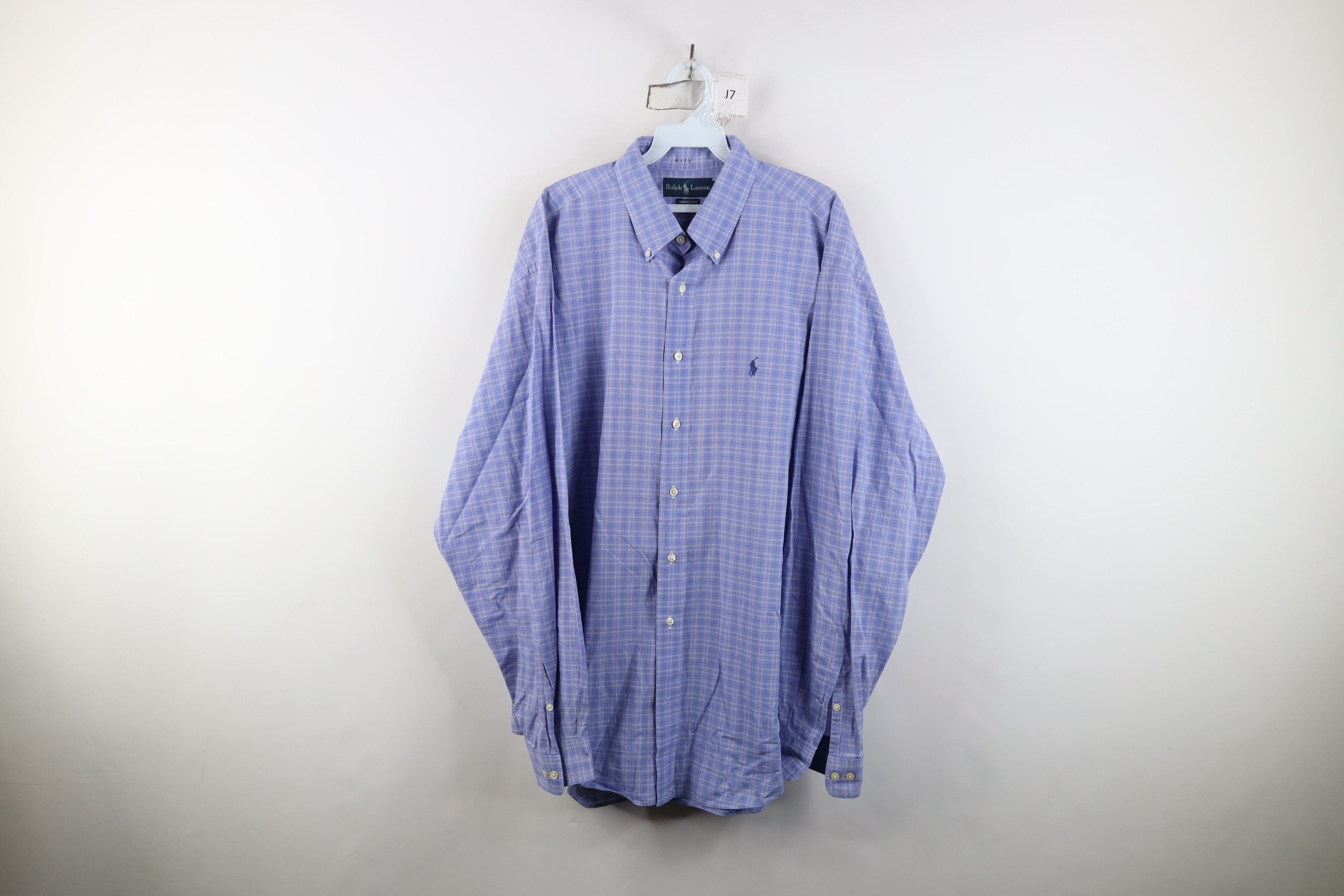 Polo Ralph Lauren Vintage 90s Ralph Lauren Yarmouth Collared Button Down Shirt Size US M / EU 48-50 / 2 - 1 Thumbnail