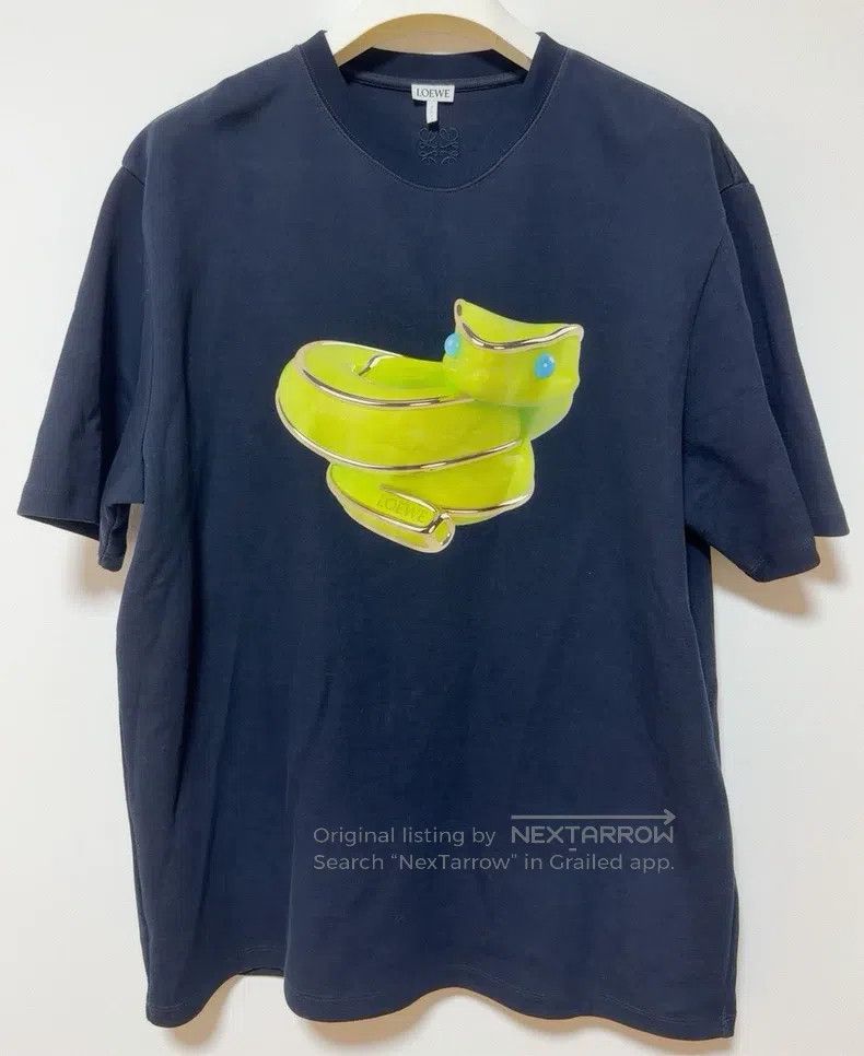 Loewe Cotton Snake Year Print T-Shirt