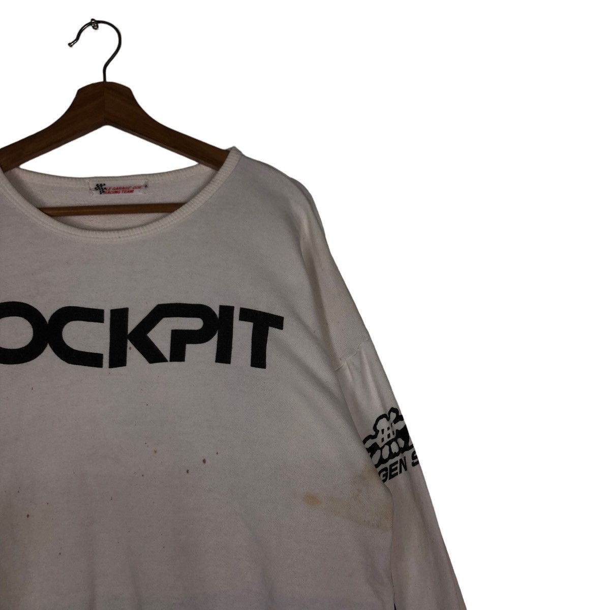 Japanese Brand Vintage Sweatshirt Racing Team Bridgestone Cockpit Big Logo Size US M / EU 48-50 / 2 - 7 Thumbnail